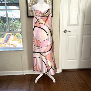 NWOT Emma & Michele Abstract Slip Dress